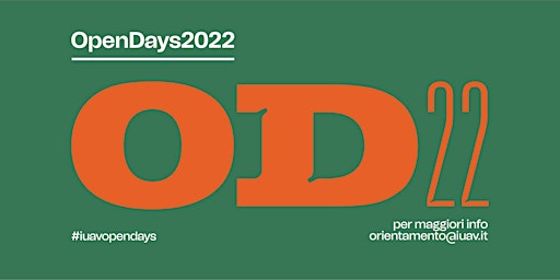 Iuav Open Days 2022 (2° turno)