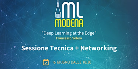 Machine Learning Modena Meetup Giugno 2022 primary image