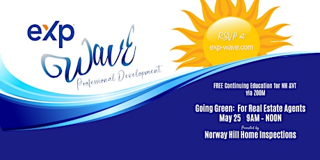 Going Green:  For Real Estate Agents - eXp  WAVE Professional Development! tickets