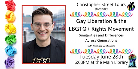 Christopher Street Tours: Gay Liberation & the LBGTQ+ Rights Movement tickets
