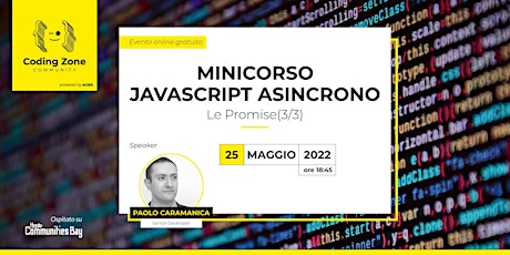Minicorso JavaScript Asincrono: le Promise (3/3)・CZ6 biglietti