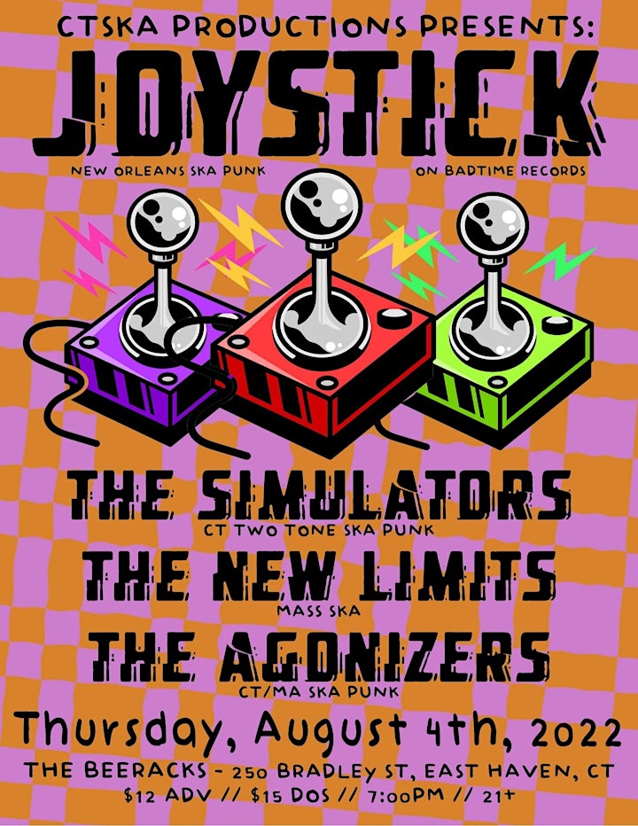 Joystick!, The Simulators, The New Limits, +1 TBA image