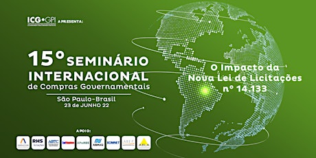 Imagem principal do evento 15.o Seminário Internacional de Compras Governamentais