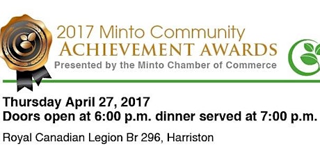 Minto Chamber of Commerce 8th Annual Community Achievement Awards primary image