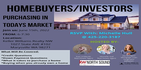Homebuyers/Investors Class- Purchasing  In Todays Market tickets