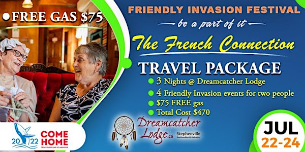 The French Connection - Dreamcatcher Lodge - (3 nights & 4 events)