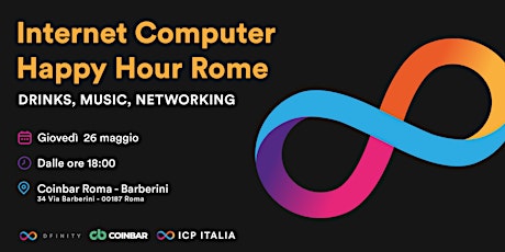 Internet Computer Happy Hour Rome | Blockchain Wee biglietti