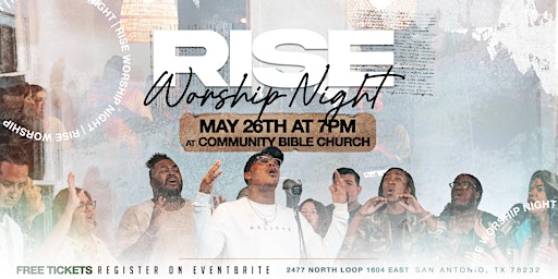 RISE Worship Night at Community Bible Church