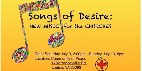 SONGS OF DESIRE: New Music for the Churches tickets