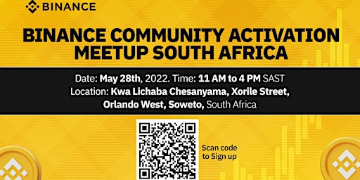 Binance Community Activation Meetup in South Africa