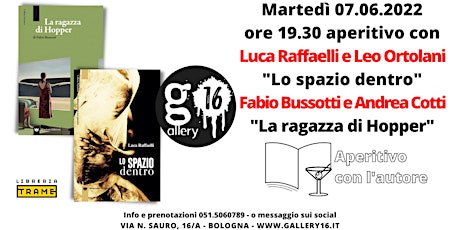 Aperitivo con l'autore | Luca Raffaelli + Fabio Bussotti biglietti