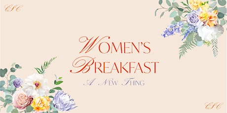 Women's Breakfast - A New Thing