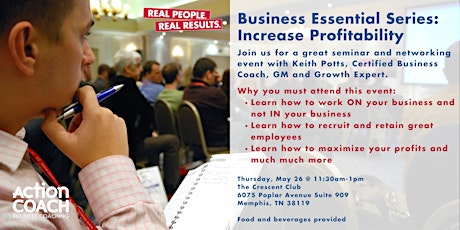 Business Essential Series: Increase Profitability tickets