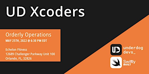 UD Xcoders: Orderly Operations