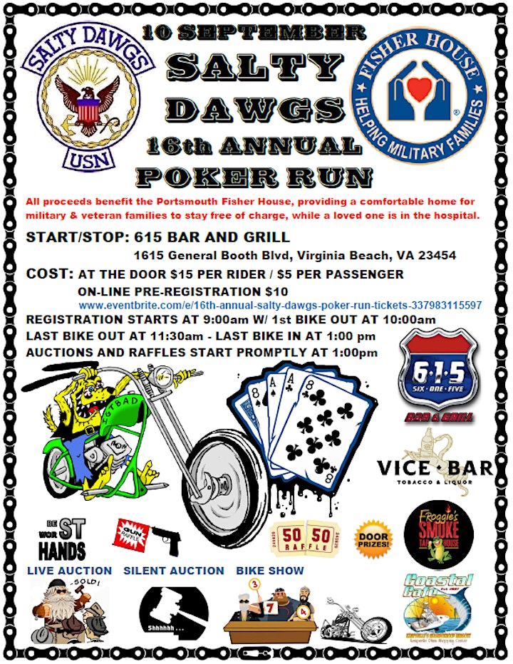 16th Annual Salty Dawgs  Poker Run image
