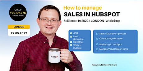Imagen principal de How to manage your sales in HubSpot? (Workshop in London)