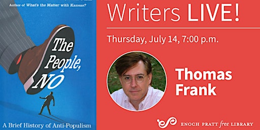 Writers Live! Thomas Frank