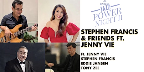 JAZZ POWER NIGHT II: An Evening with Stephen Francis & Friends ft.Jenny Vie tickets