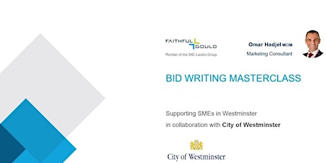 Bid Writing Masterclass for businesses tickets