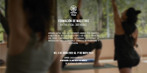 FORMACIÓN DE MAESTROS-HATHA YOGA 300 HORAS-