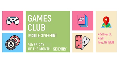 Games Club (June) tickets