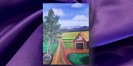 Paint by the Pint  “Summer Barn” 16X20 Canvas Painting tickets