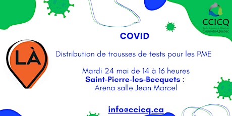 Distribution de trousses de tests pour les PME à Saint-Pierre-les-Becquets primary image