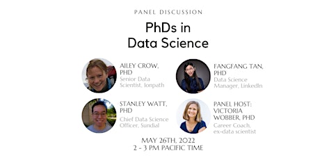 PhDs in Data Science: Panel Discussion tickets