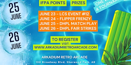 DHPL Fair Strikes Pinball Tournament
