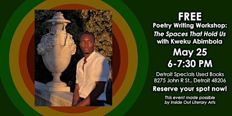 Poetry Workshop with Kweku Abimbola tickets
