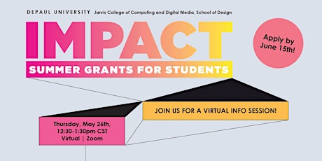 Info Session: Summer IMPACT Grant 2022 tickets