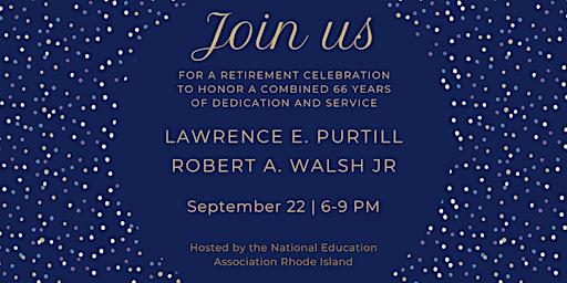 Retirement Party for Larry Purtill and Bob Walsh