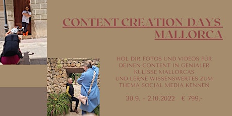 Content Creation Days Mallorca entradas