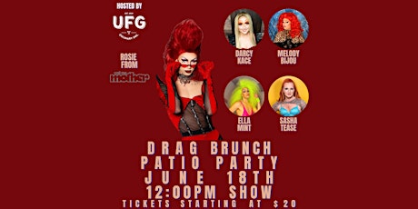 June Pride Patio Party/Brunch at UFG starring Rosie from Call Me Mother! tickets