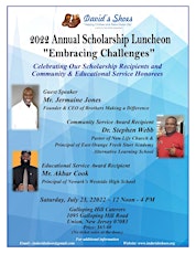 David's Shoes  Annual Scholarship Luncheon "Embracing Challenges" tickets