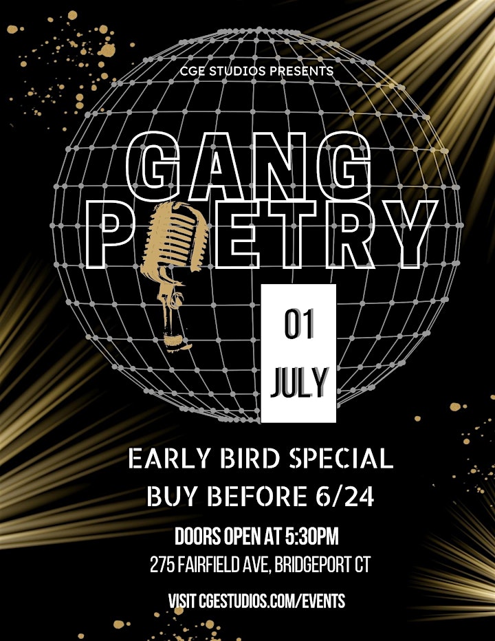 CGE Studios Presents: Gang Poetry image