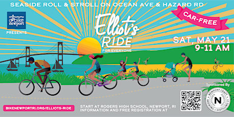 Elliot's Ride For Everyone 2022  Enjoy the Famous Ocean Drive Without Cars! tickets