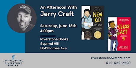 A Book Signing with Newbery Medalist JERRY CRAFT