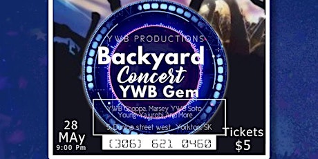 Gem's Backyard Concert tickets