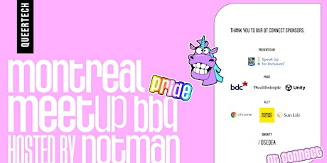 QT Connect Meetup - Montreal - Pride BBQ hosted by Notman House tickets