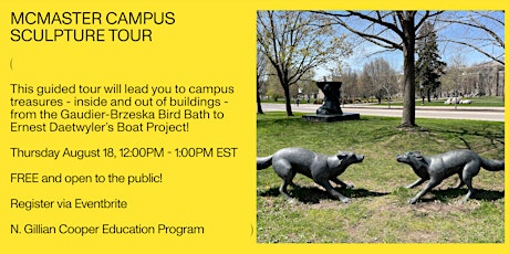 McMaster Museum of Art: Central Campus Sculpture Tour tickets