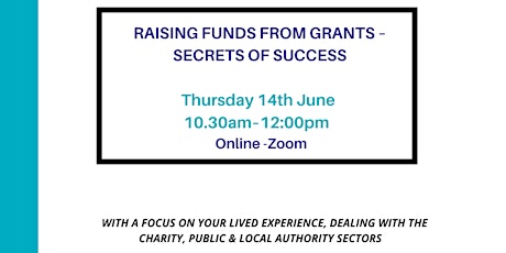 •	RAISING FUNDS FROM GRANTS – SECRETS OF SUCCESS tickets