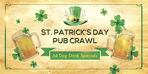 Pacific Beach St Patrick’s Day Bar Crawl & Block Party!
