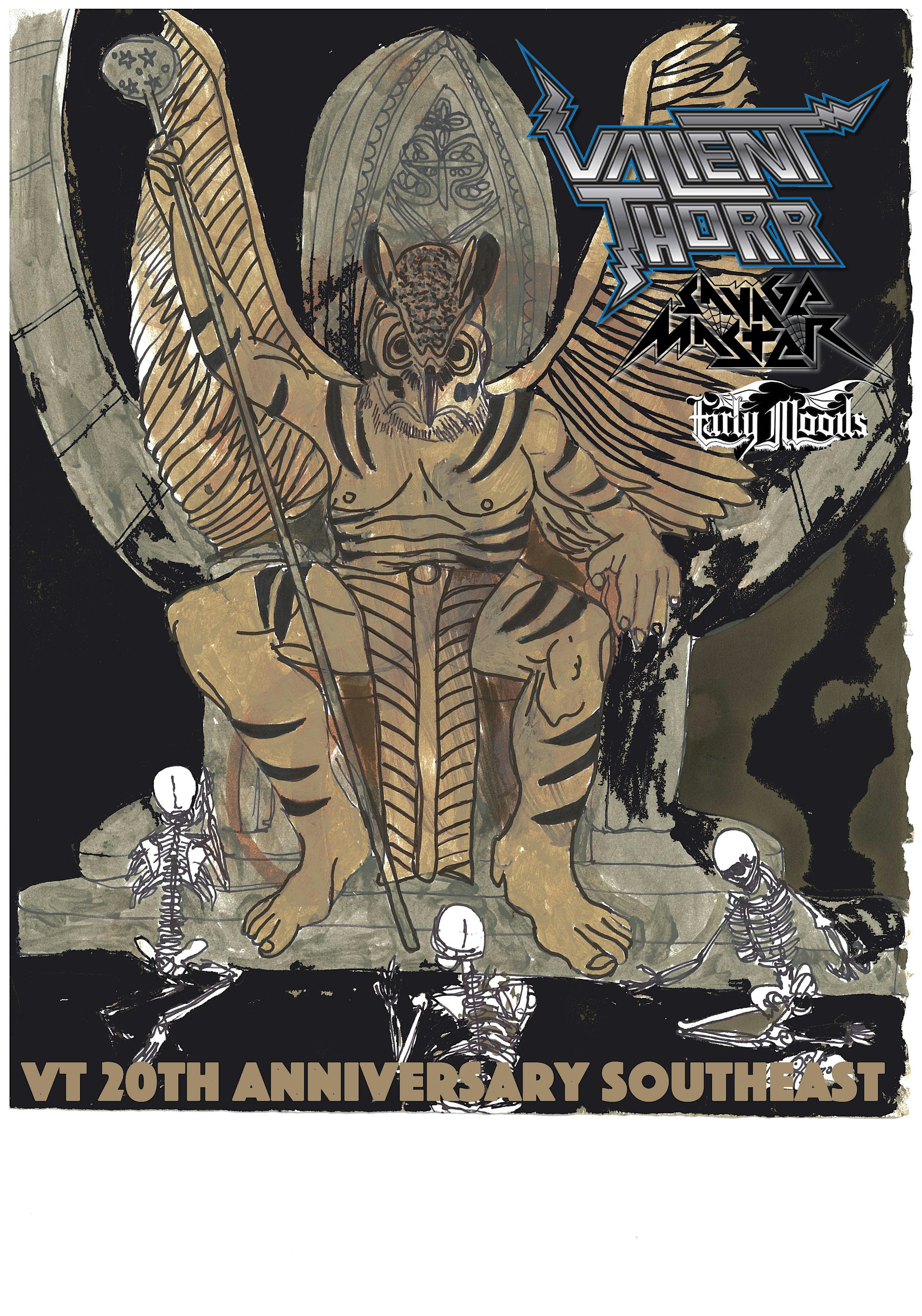 Valient Thorr 20th Annivertsary tour in Orlando at Will's Pub w/ Savage Master, Early Moods, and American Party Machine