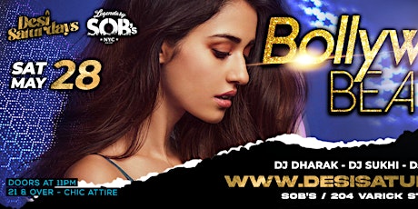 Bollywood Nights Desi Party @ The World Famous SOB's