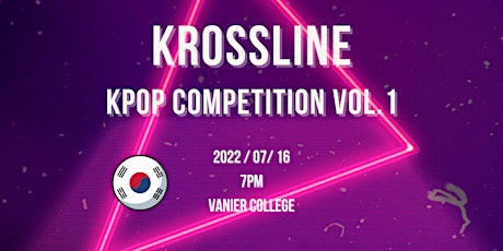 KrossLine Kpop Competiton vol.1 billets