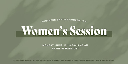 SBC Women's Session: Persevering Peace