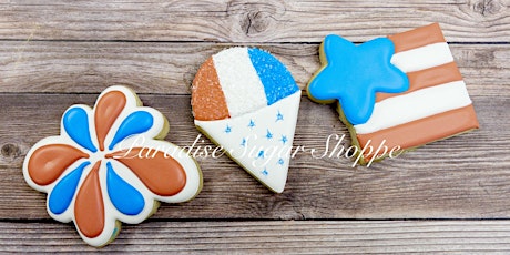 Beginner Cookie Decorating Class - Patriotic/July 4th Theme FREE DRINK! tickets