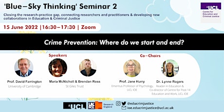 Crime Prevention: Where do we start and end? tickets