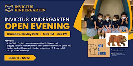Invictus Kindergarten Open Evening tickets